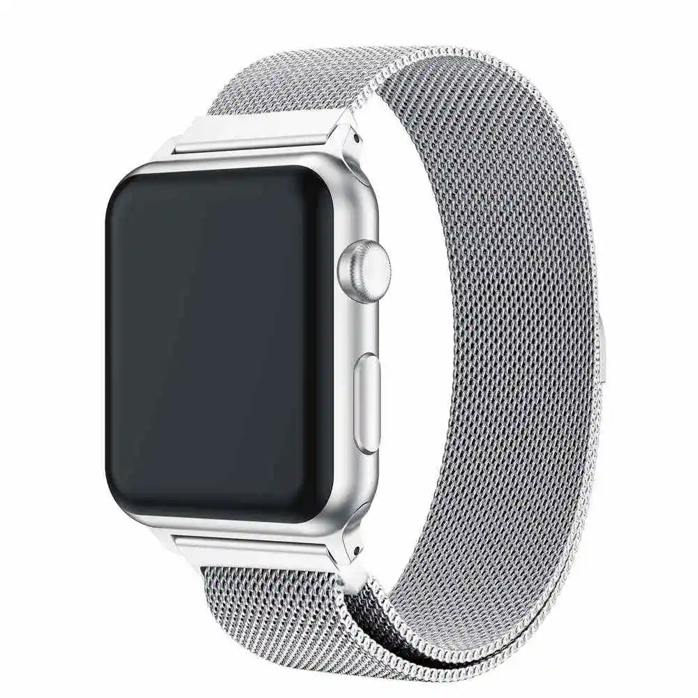 Миланские Ремешки для наручных часов Apple Watch серии iWatch 4/2/1 браслет 42 мм 38 44 40 из