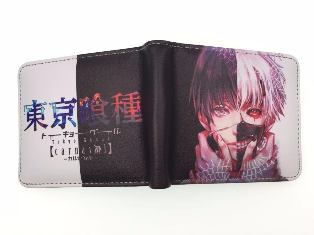 Кошелек унисекс из ПУ кожи с изображением Токийского Гуля|cartoon wallet|anime walletwallet unisex |