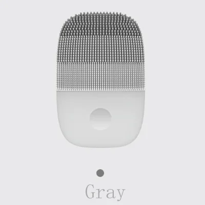 Gray Xiaomi Youpin inFace электрическая глубокая Чистящая Щетка массажная Соник для мытья лица IPX7 водонепроницаемый силиконовый очиститель для лица - Цвет: Gray