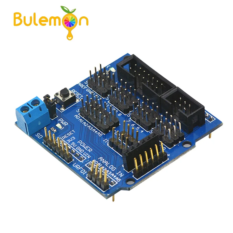 Щит датчика V5.0 плата расширения датчика UNO Mega R3 V5 Для Arduino электронные строительные блоки частей робота