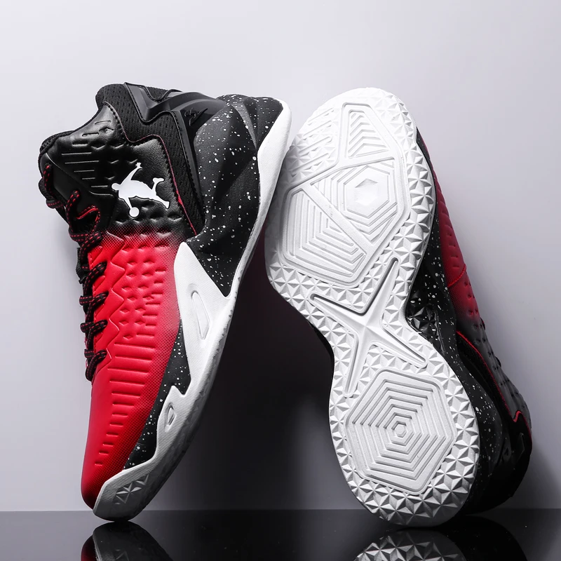 Большие размеры 35-45 мужские баскетбольные кроссовки Jordan модные с амортизацией