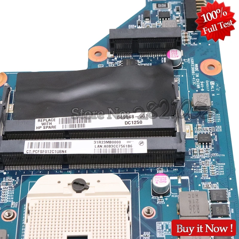NOKOTION 649948-001 DA0R23MB6D0 основная плата для hp Pavilion G4 G6 G7 Материнская плата ноутбука Разъем FS1 DDR3 полностью протестирована