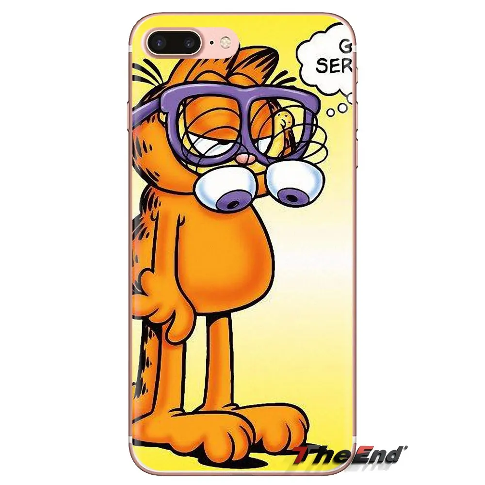 Soft Transparent Skin Cover For Xiaomi Redmi 4A S2 Note 3 3S 4 4X 5 Plus 6 7 6A Pro Pocophone F1 Take a BERRY Break Garfield Cat |