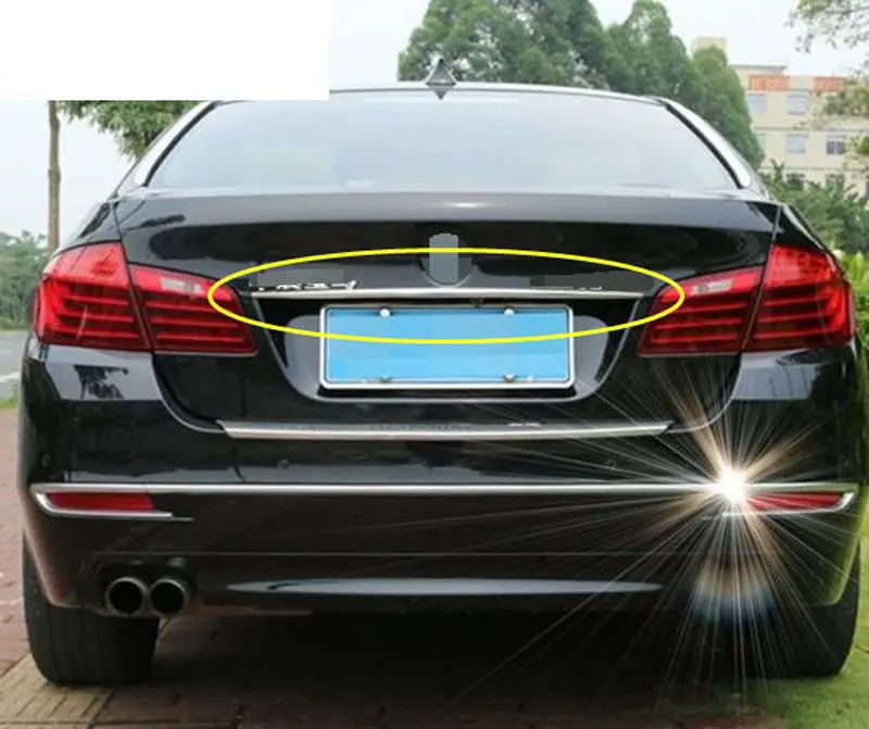 

Stainless Steel Rear Door Trunk Lid Cover Trim Strip For BMW 5 series f10 520i 525li 2010-2017 Car Accessories