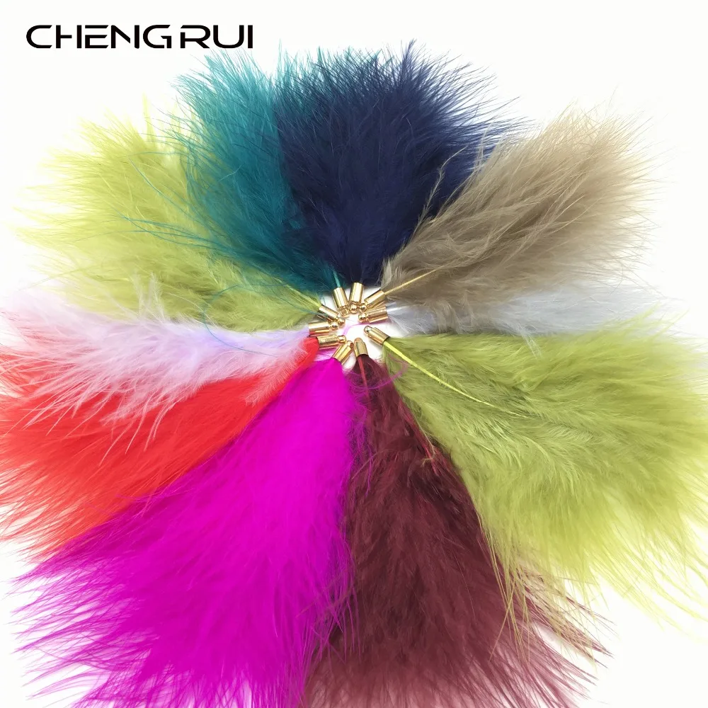 CHENGRUI L75, страусиных перьев ювелирные изделия, ювелирные изделия, аксессуары, сделай сам, вышитые бисером серьги, серьги из перьев, "сделай сам" для изготовления, перья, 2 шт./пакет