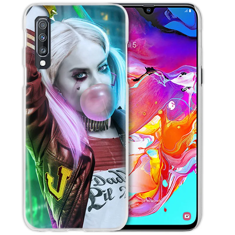 "," Харли Квинн "с принтами" отряд самоубийц "," чехол для samsung Galaxy M40 A50 A80 A70 A60 A40 A30 A20e A10 J4 J6 плюс J8 жесткий чехол из ПК для телефона