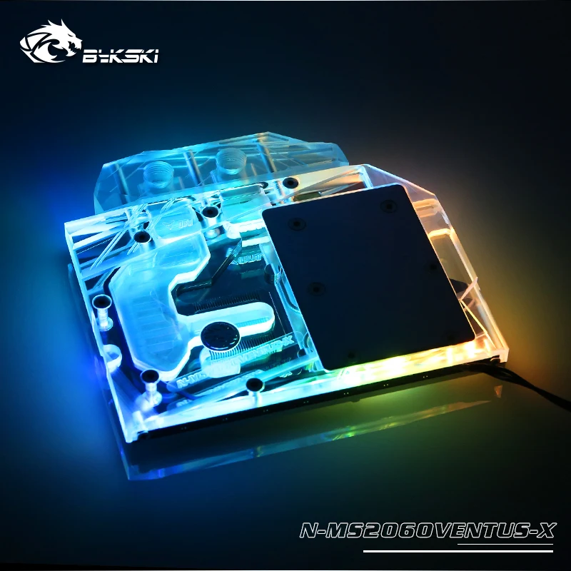 Блок водяного охлаждения Bykski для MSI Geforce RTX 2060 VENTUS XS блок GPU поддержка управления