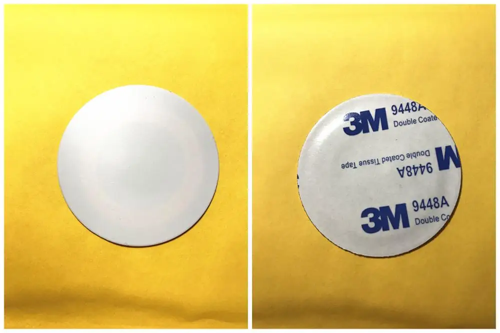 4pcs T5557 White 4 шт. RFID T5577 EM4305 этикетка анти-металлические помехи 125 кГц записываемые ключевые бирки наклейки близость перезапись карты доступа дубликат - Цвет: 4pcs T5557 White