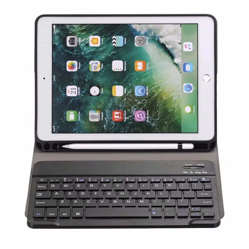 Для нового ipad 9 7 2017 2018 A1822 A1823 A1893 планшет беспроводной Bluetooth клавиатура чехол