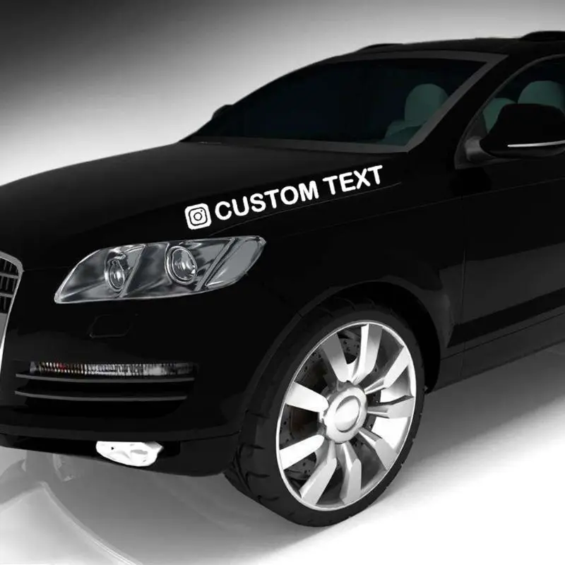 Водонепроницаемые наклейки для автомобиля и мотоцикла 20*2 см на бампер