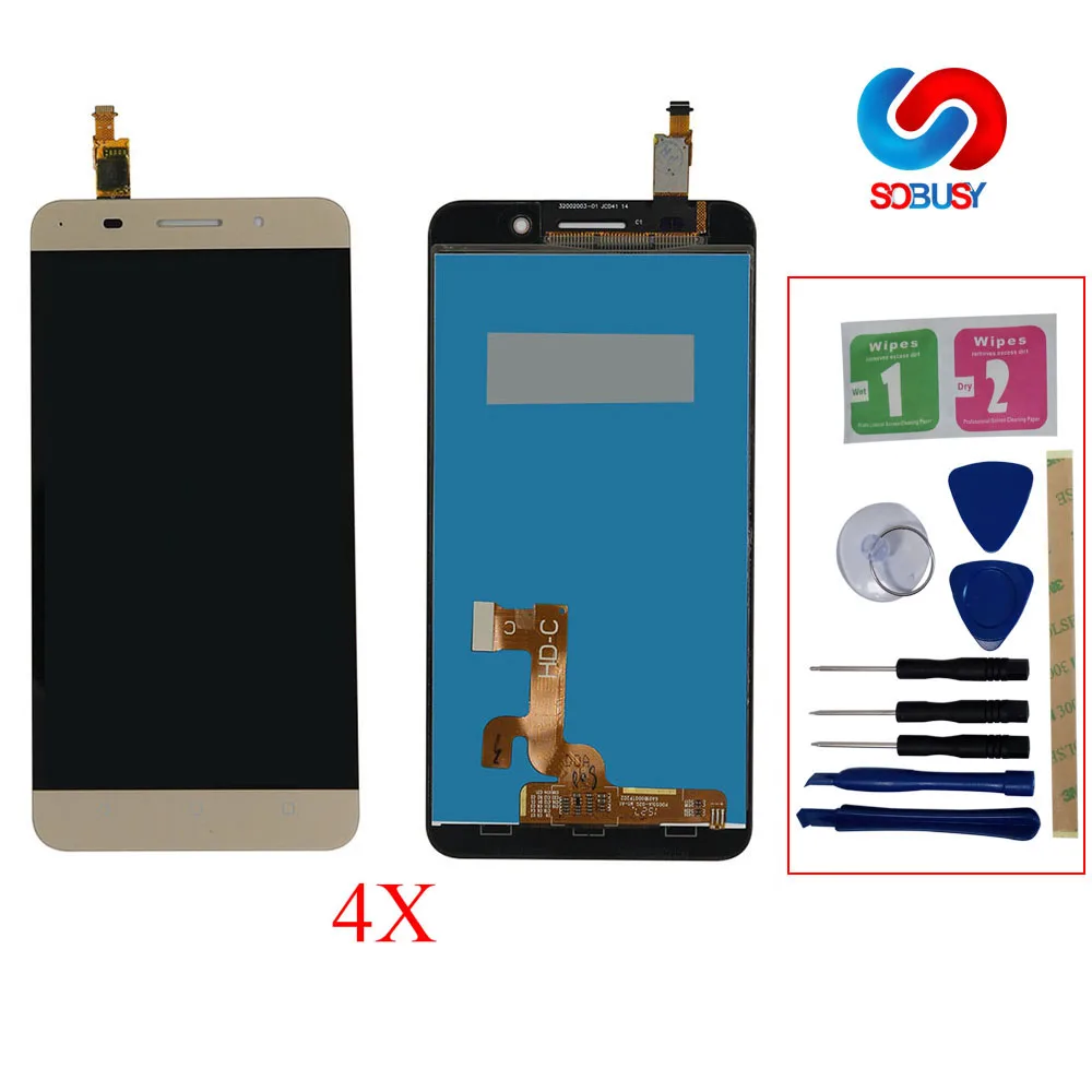 Без битых пикселей 5 &quotЖК монитор для HUAWEI Honor 4X ЖК дисплей с сенсорным экраном