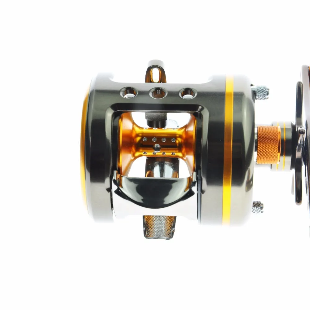 JEKOSEN Full Metal Casting Drum Reel Boat Trolling Baitcasting Fishing GS5000 8BB+1RB Bearing 5.1:1Gear Ratio | Спорт и развлечения