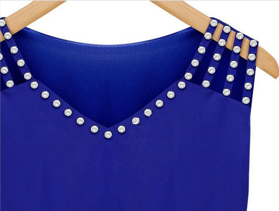 Новое летнее платье 2016 Vestidos шифон V Средства ухода за кожей Шеи Длина