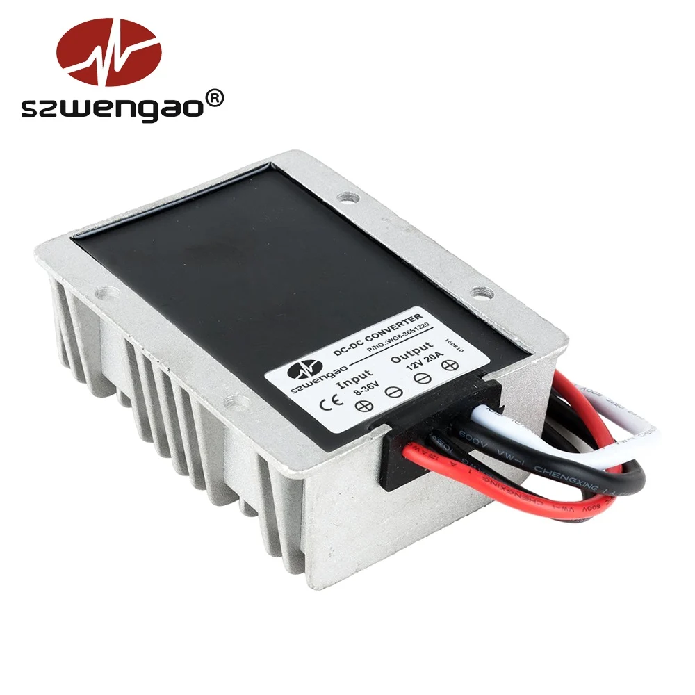 8-40V to 12V 20A 8-40 до 12 V 1A 3A 6A 10A 15A 20A 25A шаг-шаг вверх-вниз конвертер постоянного/переменного тока 12 вольт до 12 вольт DC-DC Напряжение стабилизатор для автомобилей - Цвет: 8-40V to 12V 20A