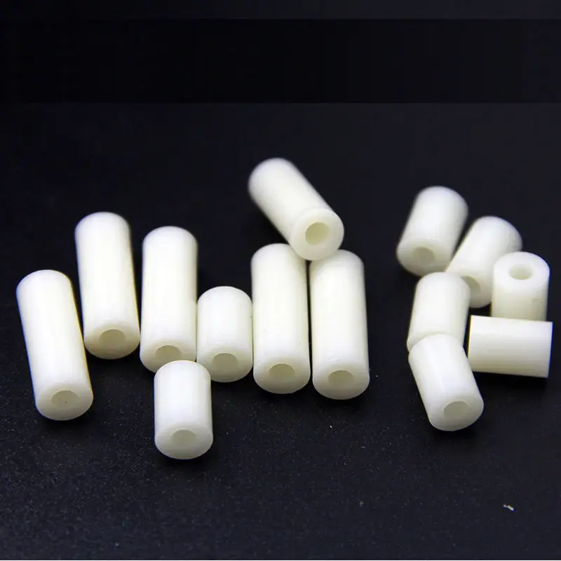 100 шт./лот Круглый разделитель для печатной платы ABS диаметр (7 мм) X ID (3 2 * L M3 L(L =