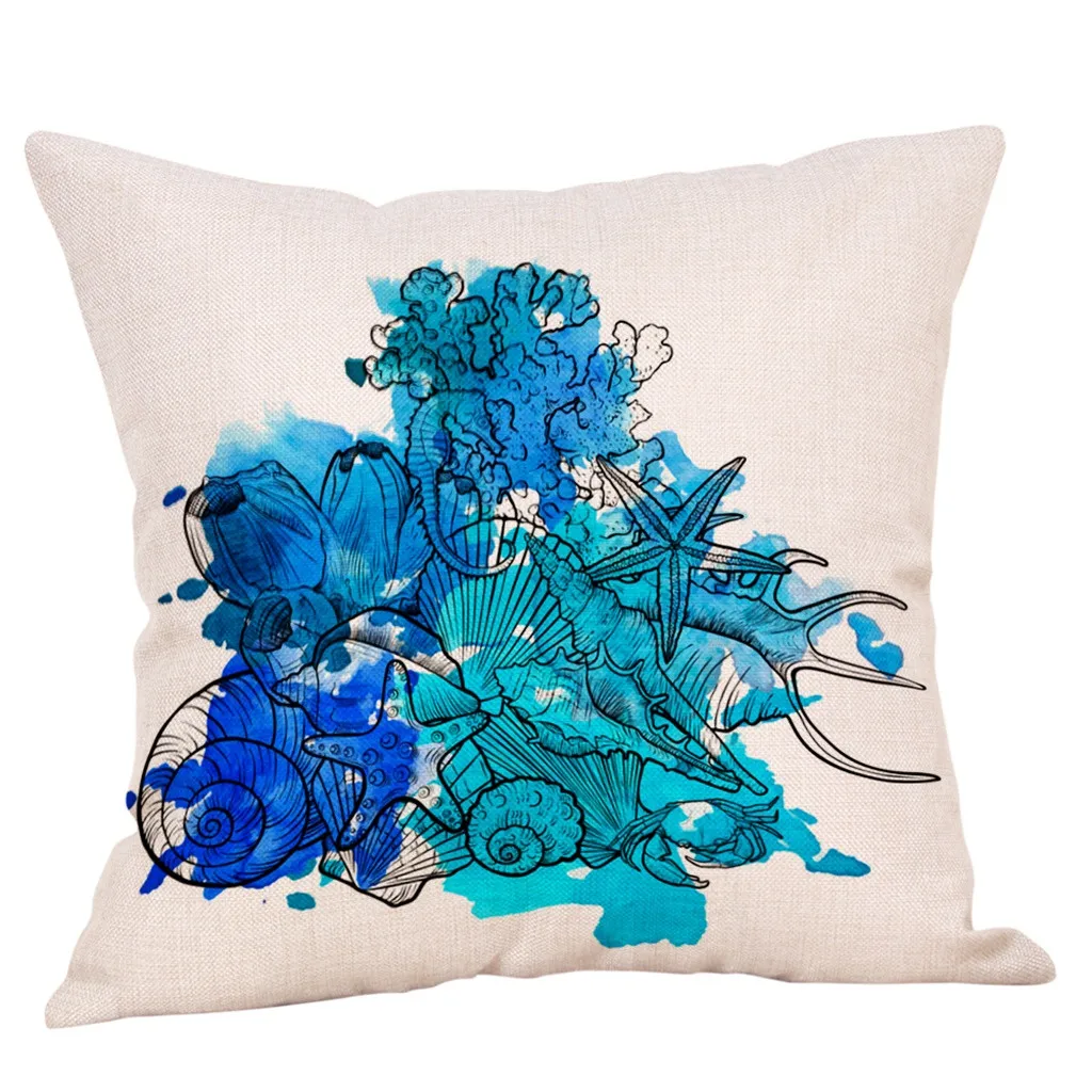 6 видов стилей наволочки для декоративной обивки уютные квадратные Льняные