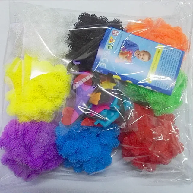 400pcs without box 400 шт./лот, сборная 3D головоломка, детские развивающие игрушки, сделай сам, шар, сдавленные, различные формы, креативные игрушки ручной работы, пазлы для детей - Цвет: 400pcs without box