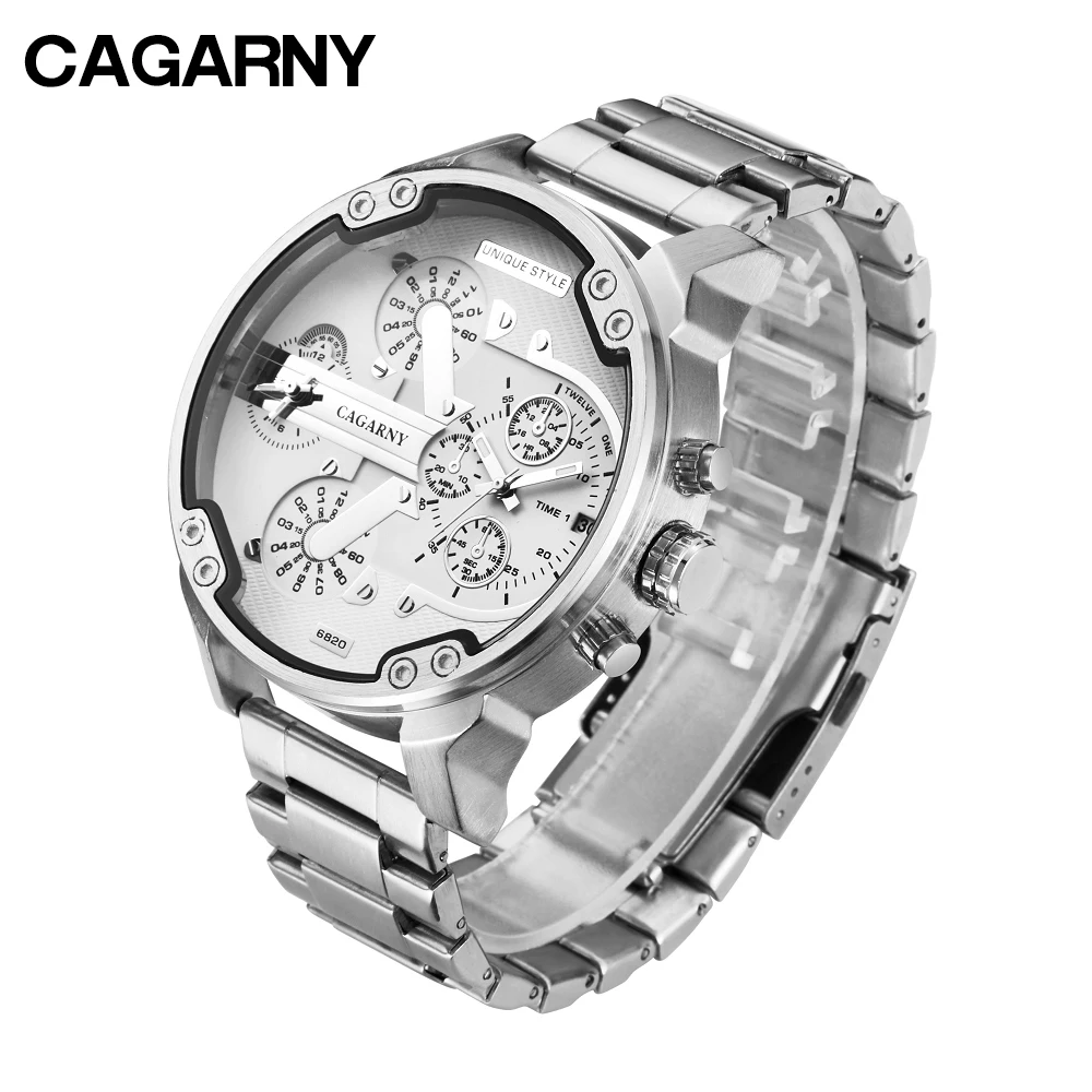 Часы Relojes 2019 мужские наручные часы Cagarny модные спортивные кварцевые из