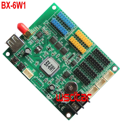 BX-6W1 Замена BX-5A1 3200*16 2048*32 1024*64 USB + WIFI контроллер светодиодного знака 2 * HUB75 HUB08 4 HUB12 2019