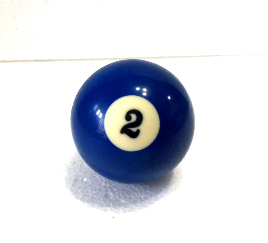 

Free shipping 1pcs NO.2 Pool snooker Billiard table Cue NO.2 ball 2-1/4" 57.2MM