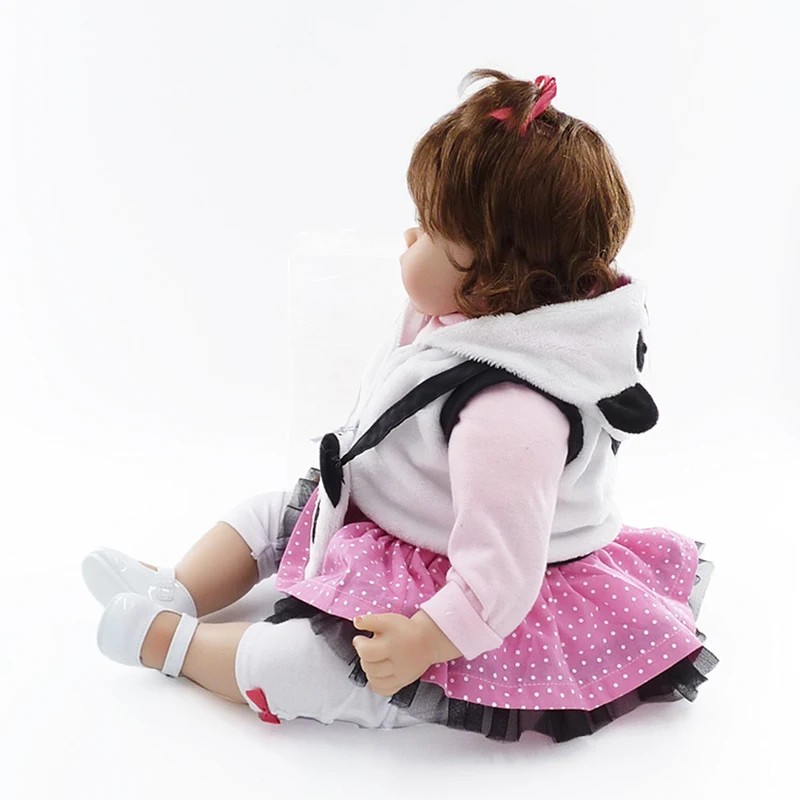 Кукла реборн силиконовая виниловая 19 дюймов игрушка-сюрприз для детей |