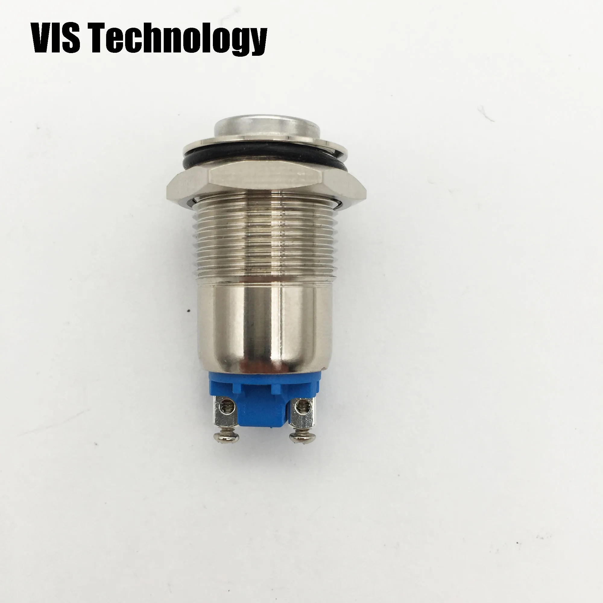 1 шт. 16 мм IP67 металлическая флейта самоблокирующаяся яркая мгновенная круглая