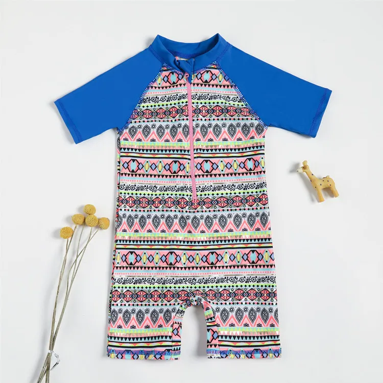 2019 Цельный Детский купальник для девочек 6-12 лет с ананасом детские цельный