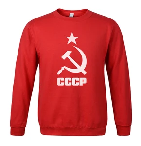 Мужская спортивная одежда, толстовка с капюшоном из флиса с принтом, KGB, толстовка в стиле хараджуку