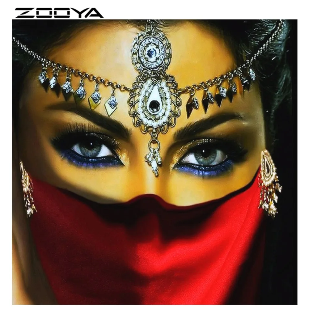 ZOOYA 2019 горячая Распродажа Сделай Сам полная Алмазная картина в масках для женщин