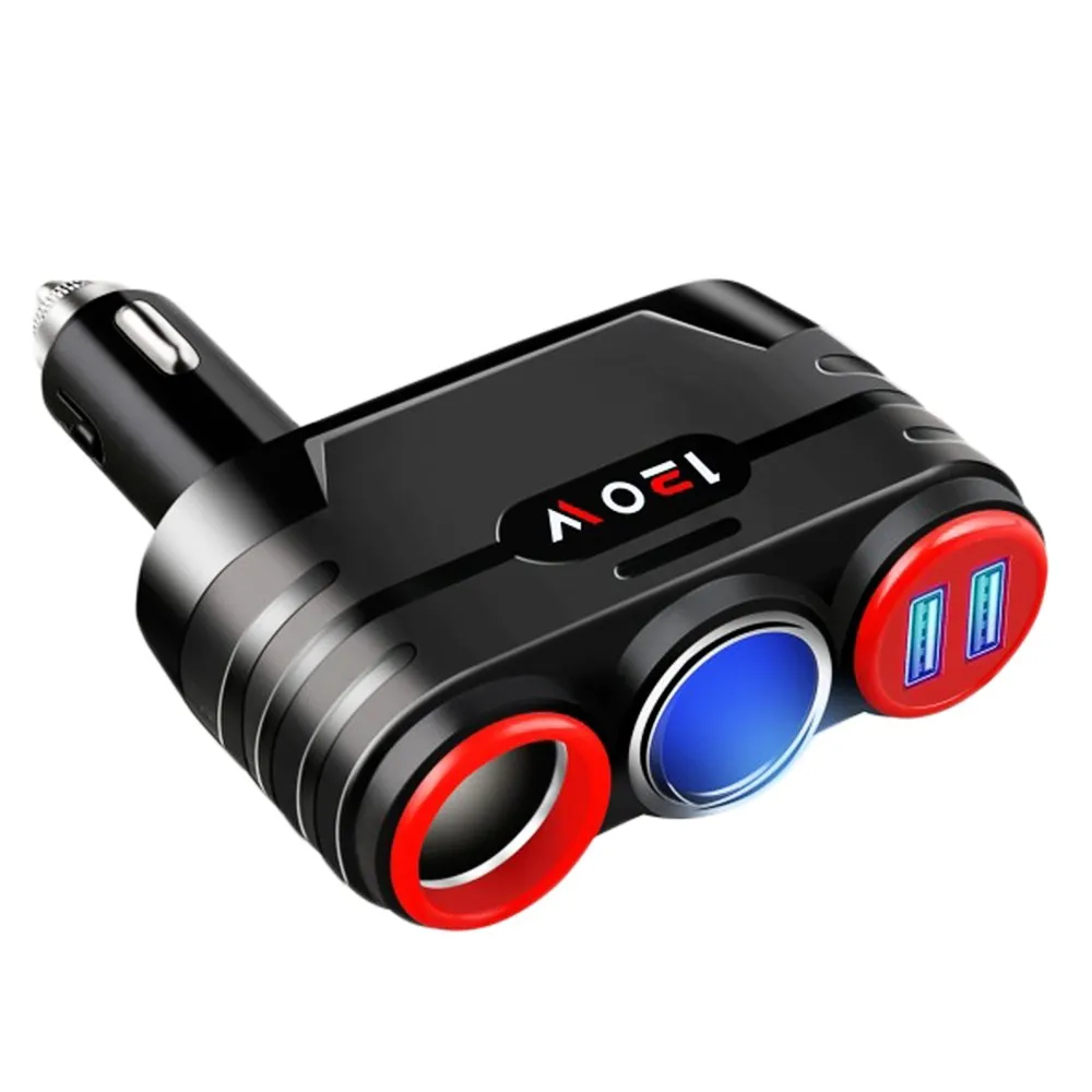 Автомобильное зарядное устройство с двумя usb портами многофункциональное