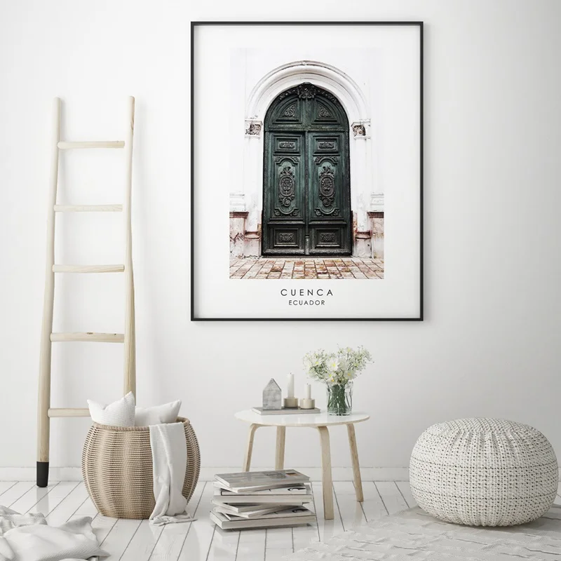 1 шт. постеры и принты для дверей в Эквадоре настенные картины гостиной