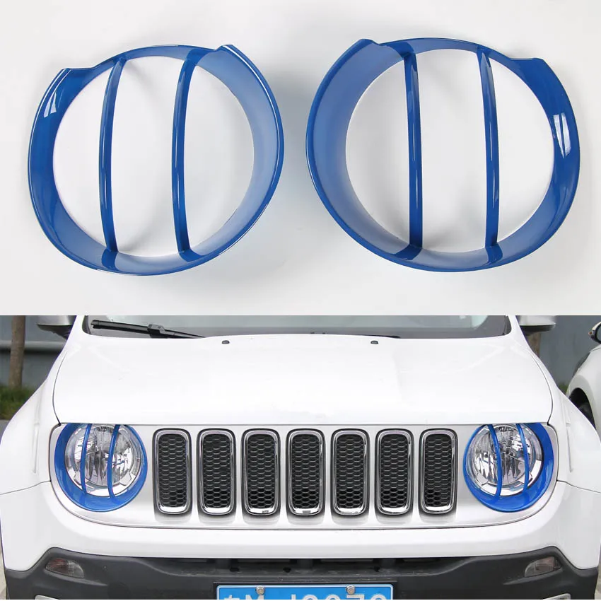 YAQUICKA подходит для Jeep Renegade 2015 2016 светильник на переднюю голову защитный ободок