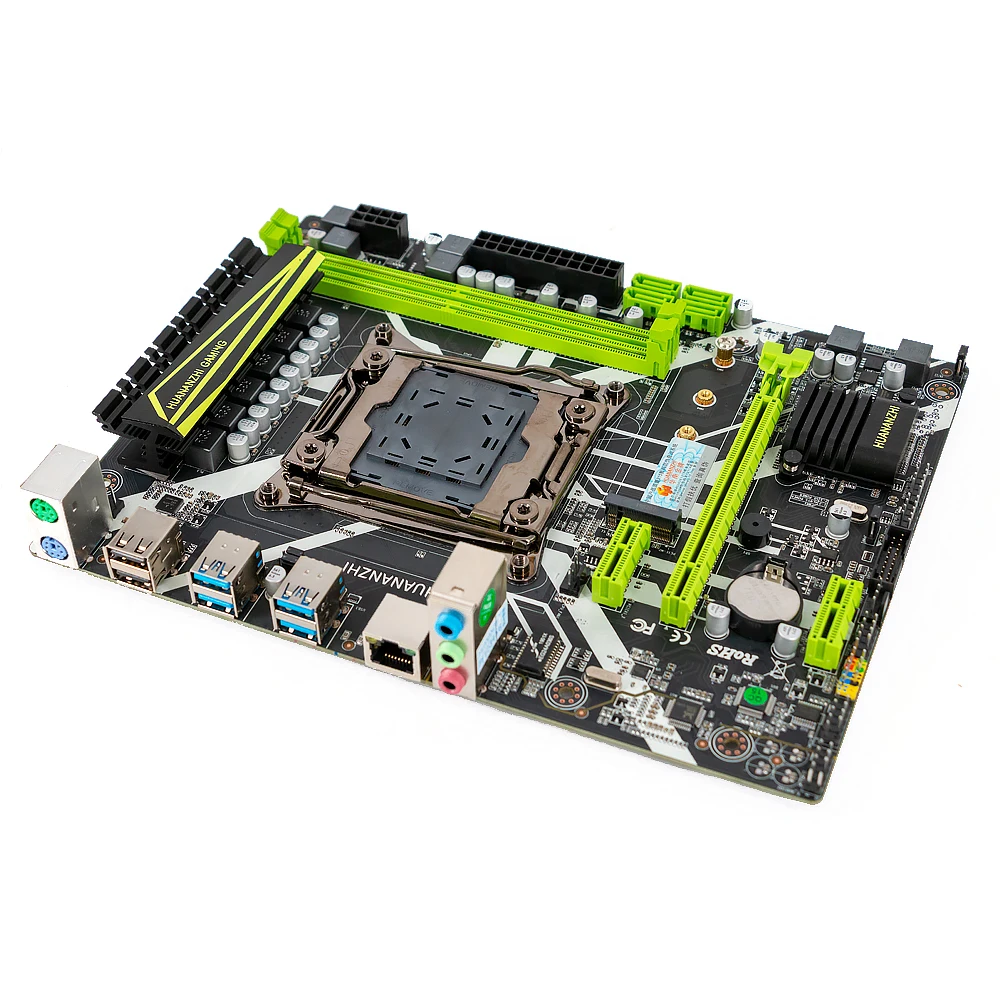 Huanan Zhi X99-8M игровой Материнская плата Intel X99 LGA 2011-3 все серии DDR4 кода коррекции ошибок 1866/2133/2400/2666 МГц 32 Гб M.2 NVME USB3.0 блок питания ATX