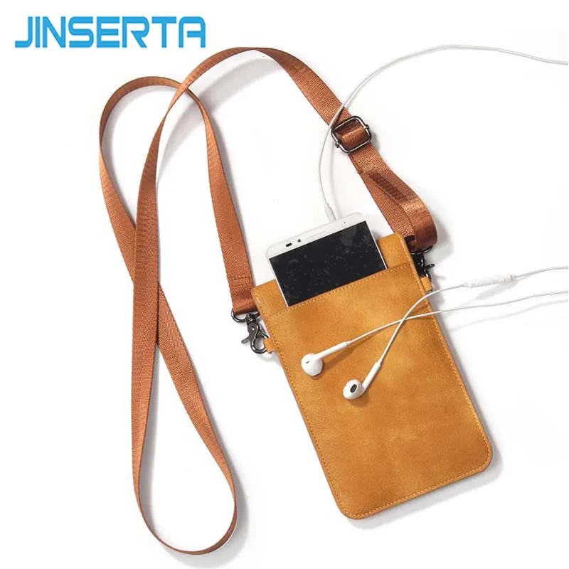 JINSERTA, Универсальная кожаная сумка для мобильного телефона, на плечо, карман, кошелек, чехол, на шею, ремешок для samsung Galaxy Note 8, 6,3 дюймов, для телефона
