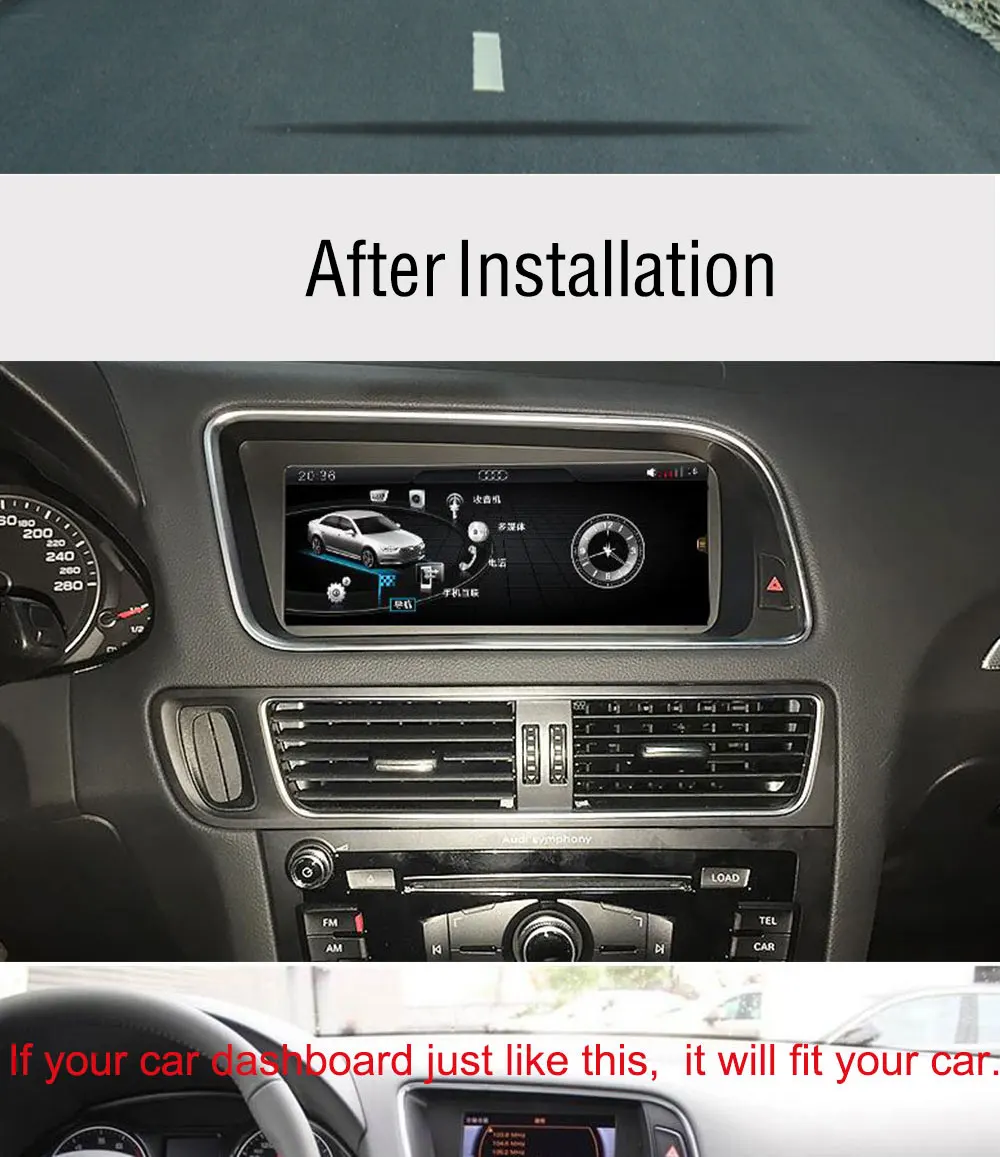 2 Din Android 7,1 Автомагнитола для Audi Q5 2010 2011 2012 2013 Стерео gps навигация Автомагнитола