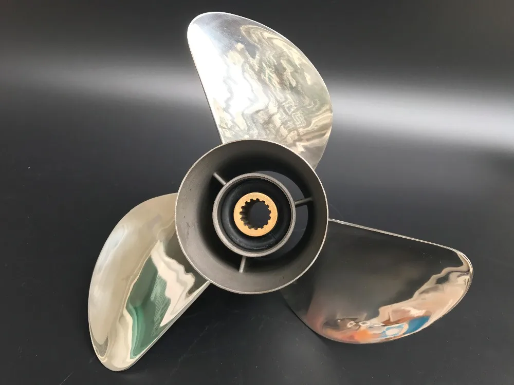 13 x 19 K 85HP 115HP Гребной винт Ямаха стальной лодочный мотор yamaha propellers outboard propeller underwater