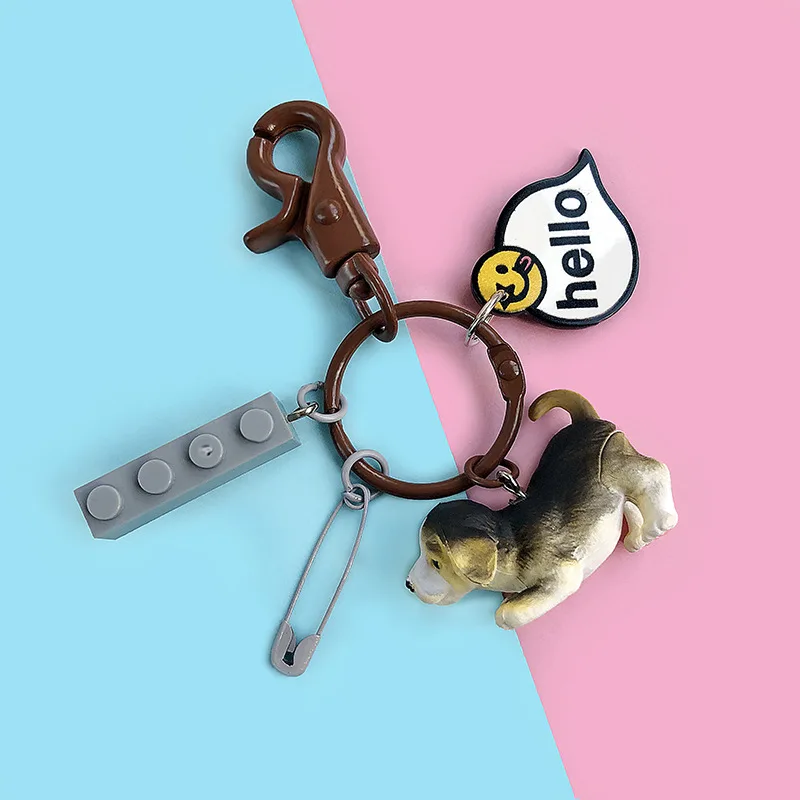 2019 Новый вельш корги PET Dogs брелок для ключей самостоятельное творчество Подвески