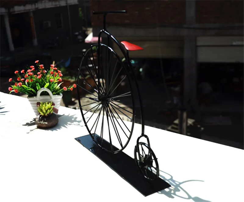 Ретро модель велосипеда металл ручная работа Heimtextilien винтажная фигурка Fahrrad