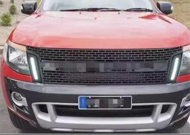 Для Ford Ranger 2012 2013 Водонепроницаемый светодиодный DRL Дневной ходовой светильник Дневной светильник противотуманная фара с поворотным сигналом стиль реле