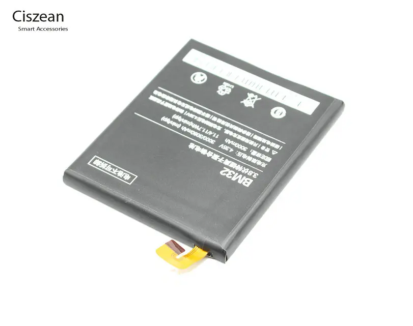 Ciszean 2 шт./лот Высокая емкость BM 32/BM32 3000 мАч/11.4Wh сменная батарея для телефона Xiaomi Xiao