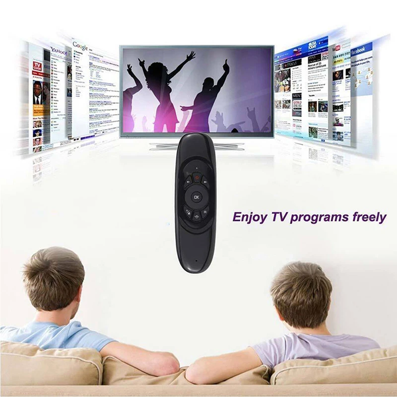 Беспроводная мини клавиатура Fly Air Mouse 2 4 ГГц перезаряжаемая на русском и