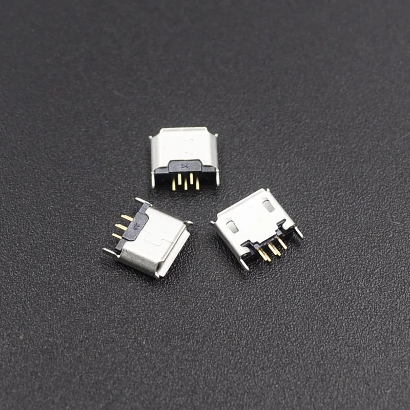 10 шт. вертикальный MICRO USB 5pin гнездовой разъем 180 градусов 5P прямой USB|Соединители| |