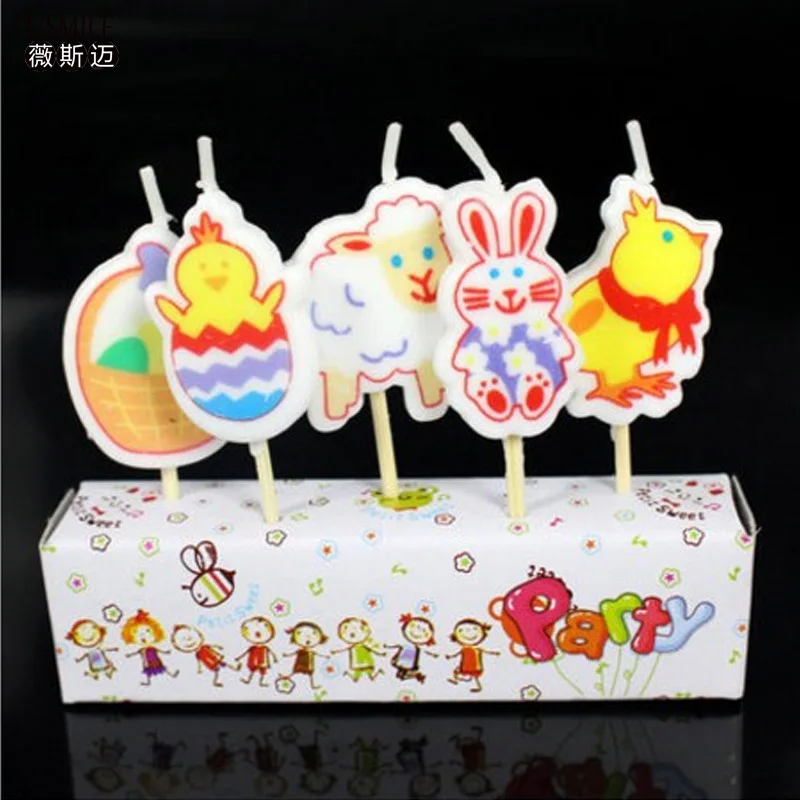 5 шт. вечерние товары с изображением Луны звезды кроликов такси для детей дня