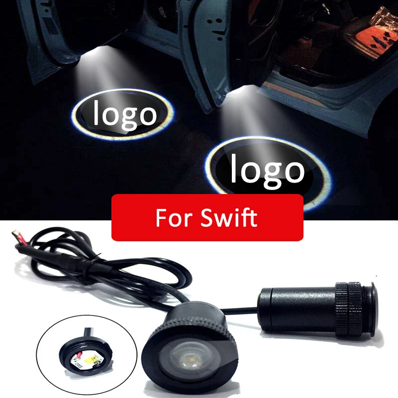 2 шт. Автомобильные светодиодные лампы для дверей с логотипом Suzuki Swift | Автомобили