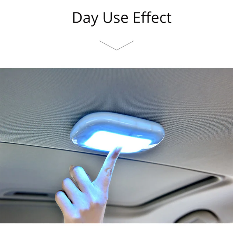 USB перезаряжаемая Автомобильная потолочная лампа для чтения на крышу Купольные