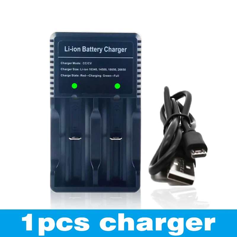 Зеленый Okoman 18650 аккумулятор 3,7 V 6800 mAh перезаряжаемый литий-ионный аккумулятор для игрушки светодиодный фонарик вспышки электроинструменты+ USB зарядное устройство - Цвет: Зеленый
