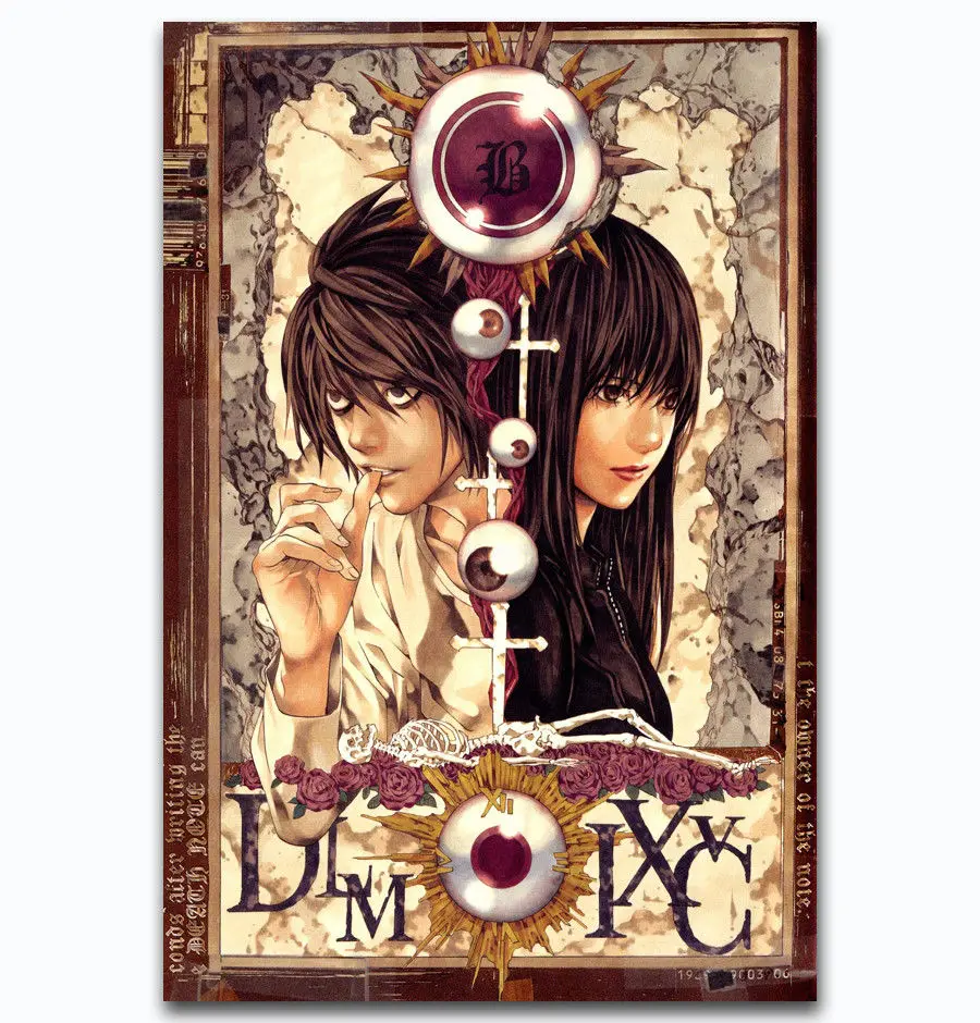 Художественный принт Горячая новинка Death Note L Аниме самый удивительный