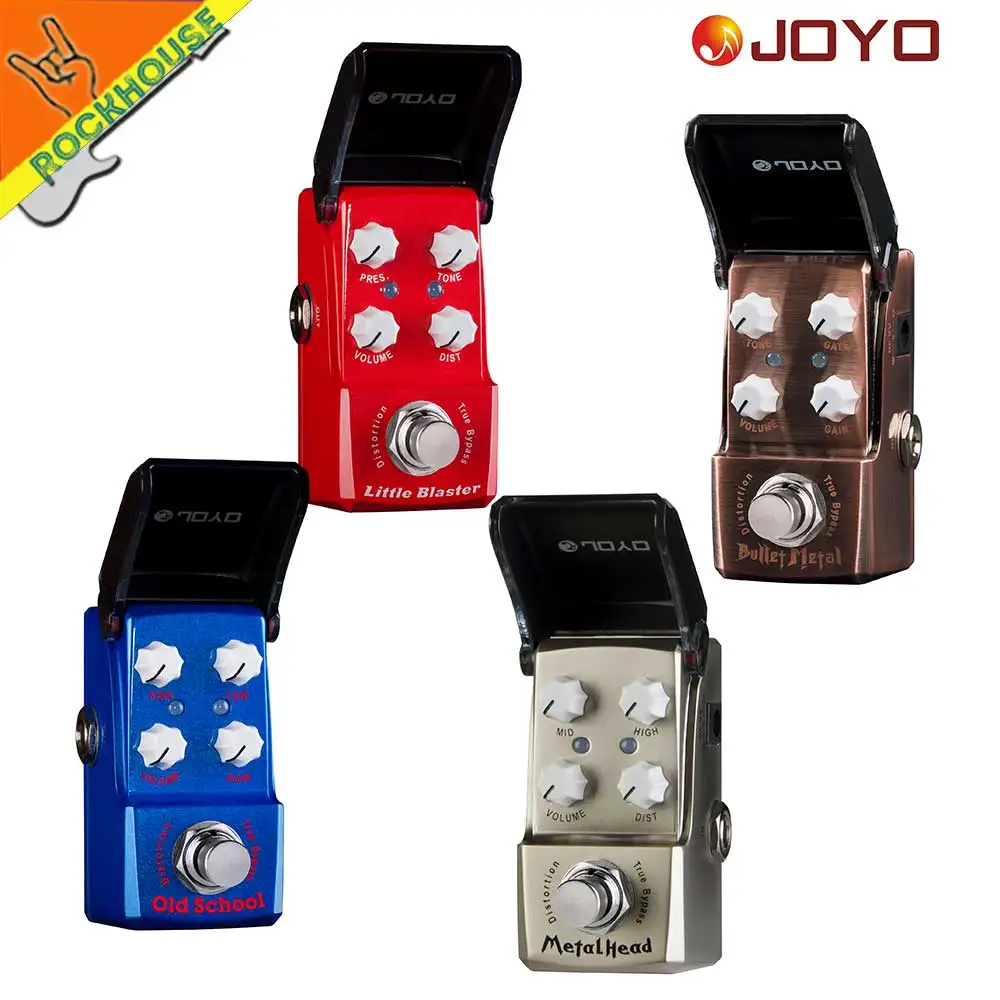 JOYO IRONMAN искажения гитары педаль эффектов тяжелый металл коричневый звук трубки