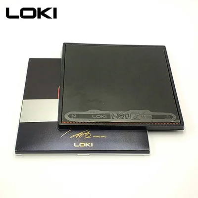 1pc Black LOKI N80 желтая губка высокой плотности для настольного тенниса резиновые пипы в высокой липкой сильной спиннинговой резины для пинг-понга для петли и контроля - Цвет: 1pc Black