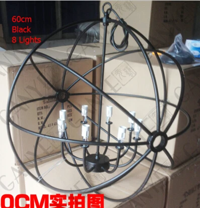 60 см винтажные американские промышленные подвесные светильники RH Лофт Бар Кафе